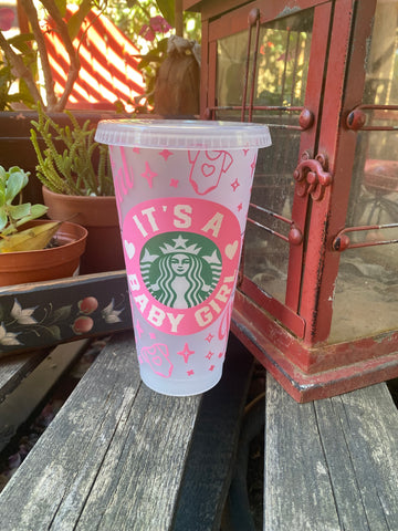 starbucks cold cup Baby wrap - Girl or Boy - Its  Show Thyme