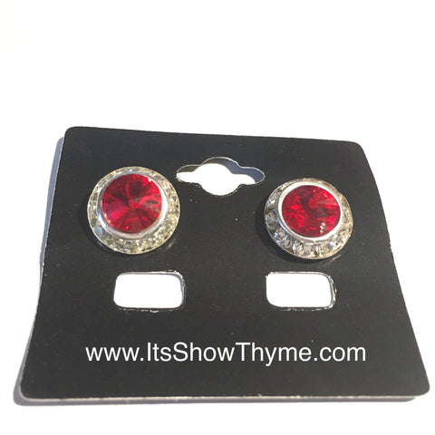 Horse Show Earrings Lt Siam - Its  Show Thyme