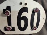 Antique Pink Magnetic Number Pin saddle seat western horse show - Its  Show Thyme