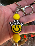 smiley face cowboy bead set - Its  Show Thyme