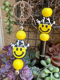 smiley face cowboy bead set - Its  Show Thyme