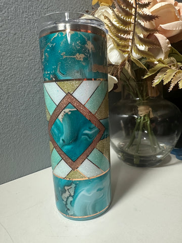 teal marbal - Its  Show Thyme