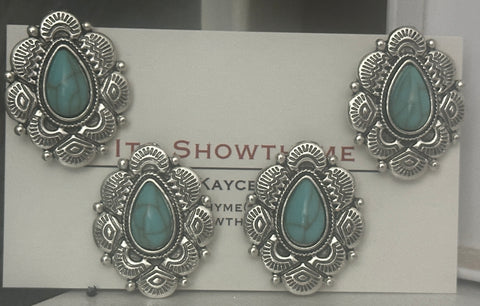 Turquoise  Teardrop - Its  Show Thyme