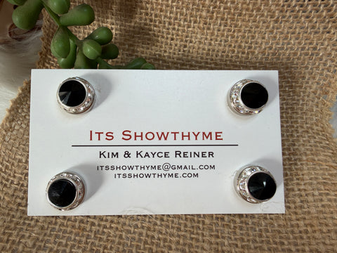 Jet Black rhinestoneMagnetic Number Pin saddle seat competition - Its  Show Thyme