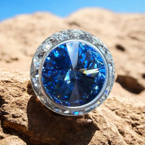 lt. turquoise  Magnetic Number Pin - Its  Show Thyme