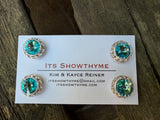 lt. turquoise  Magnetic Number Pin - Its  Show Thyme