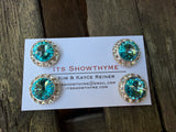 lt. turquoise  Magnetic Number Pin - Its  Show Thyme