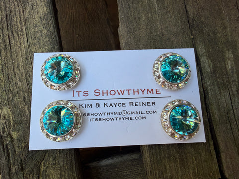 lt. turquoise  Magnetic Number Pin - Its  Show Thyme