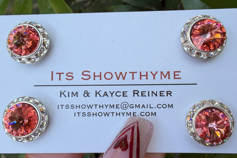 Padparadscha Magnetic Number Pin - Its  Show Thyme