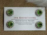 Peridot Magnetic Number Pin - Its  Show Thyme