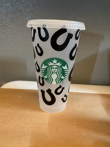 starbucks cold cup - Horse Shoes - Its  Show Thyme