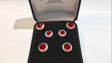 Show Set  matching 15mm Magnets and 13mm Earrings - Its  Show Thyme