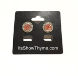 Earrings Rose Peach - Its  Show Thyme