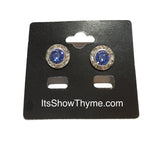 Earrings Sapphire - Its  Show Thyme