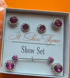 Show Set  matching 13mm Magnets, 11mm Earrings, Collar bar - Its  Show Thyme